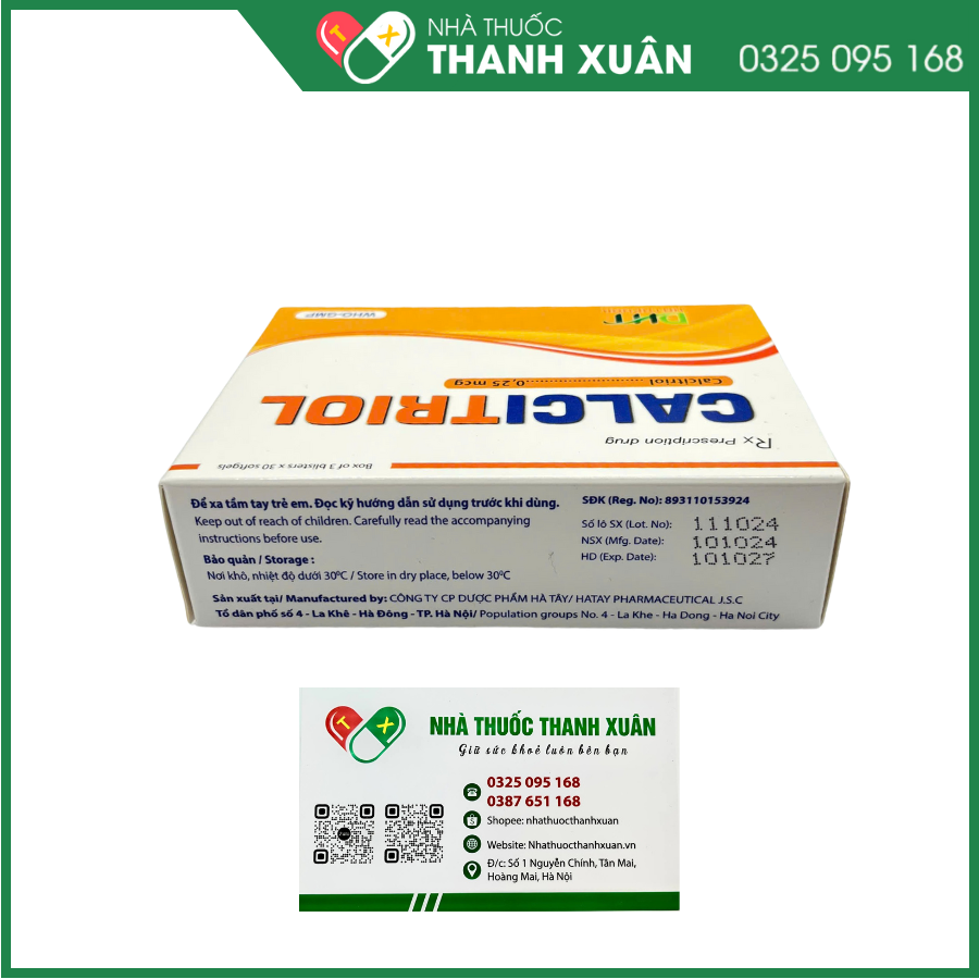 Calcitriol điều trị loãng xương mãn kinh